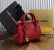 Dolce & Gabbana Mini Marlene Day Bag Red - 19x13.5x7cm - 3