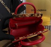 Dolce & Gabbana Mini Marlene Day Bag Red - 19x13.5x7cm - 5