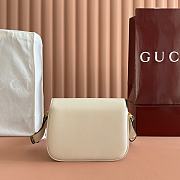 Gucci Horsebit 1955 Small Shoulder Bag White - 20.5x14.5x5cm - 4
