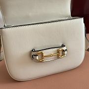 Gucci Horsebit 1955 Small Shoulder Bag White - 20.5x14.5x5cm - 3