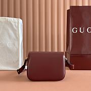 Gucci Horsebit 1955 Small Shoulder Bag Red - 20.5x14.5x5cm - 6