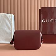 Gucci Horsebit 1955 Medium Shoulder Bag Red - 25x18x8cm - 6