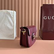 Gucci Horsebit 1955 Medium Shoulder Bag Red - 25x18x8cm - 5