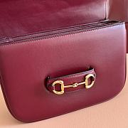 Gucci Horsebit 1955 Medium Shoulder Bag Red - 25x18x8cm - 2