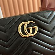 Gucci GG Marmont Small Camera Bag Black - 24x15x8cm - 5