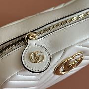 Gucci GG Marmont Small Camera Bag White - 24x15x8cm - 2