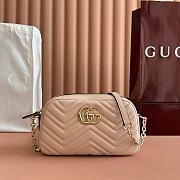 Gucci GG Marmont Small Camera Bag Pink - 24x15x8cm - 1