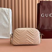 Gucci GG Marmont Small Camera Bag Pink - 24x15x8cm - 5