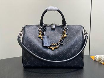 LV Speedy Soft 30 Monogram Eclipse Black M15102 - 30x21x17cm 