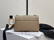 Teen Celine Victoire Bag In Supple Grained Calfskin Beige - 25x15x8cm - 6