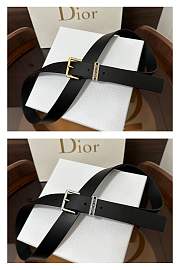 Dior Night Code Belt Smooth Calfskin Black 25mm - 1