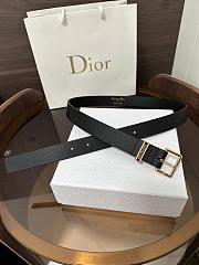 Dior Night Code Belt Smooth Calfskin Black 25mm - 6