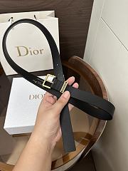 Dior Night Code Belt Smooth Calfskin Black 25mm - 5