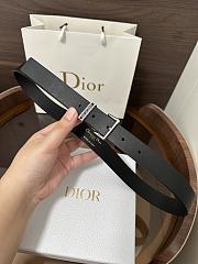 Dior Night Code Belt Smooth Calfskin Black 25mm - 3