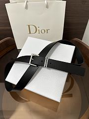 Dior Night Code Belt Smooth Calfskin Black 25mm - 4