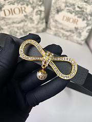 Dior Le Nœud de Dior Belt Black 18mm - 4