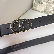 Dior 30 Montaigne Belt Black 25mm - 5