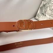 Dior 30 Montaigne Belt Brown 25mm - 3