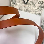 Dior 30 Montaigne Belt Brown 25mm - 4