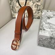 Dior 30 Montaigne Belt Brown 25mm - 5