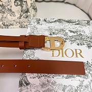 Dior 30 Montaigne Belt Brown 25mm - 6