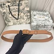 Dior 30 Montaigne Belt Beige 25mm - 1