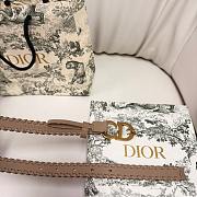 Dior Saddle Belt Beige Smooth Calfskin with Leather Whipstitching 20mm - 5
