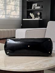 Chanel Rock Chain Bowler Bag Patent Leather Black - 56x26x16 - 2