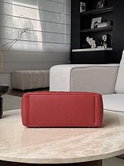 Chanel Quilted Caviar Leather Grand Shopper Tote Red Gold Hardware - 33.5x24x12.5cm - 3