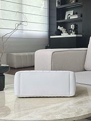 Chanel Quilted Caviar Leather Grand Shopper Tote White Gold Hardware - 33.5x24x12.5cm - 3