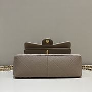 Chanel Jumbo Quilted Lambskin Beige Taupe Gold Hardware - 30x19.5x10cm - 6