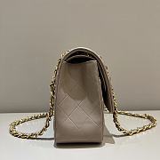 Chanel Jumbo Quilted Lambskin Beige Taupe Gold Hardware - 30x19.5x10cm - 5