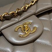 Chanel Jumbo Quilted Lambskin Beige Taupe Gold Hardware - 30x19.5x10cm - 2