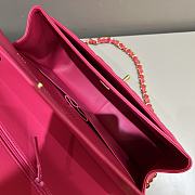 Chanel Jumbo Quilted Lambskin Hot Pink Gold Hardware - 30x19.5x10cm - 4