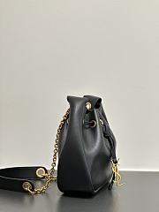 YSL Saint Laurent Supple Bucket Bag in Black - 28x22x9cm - 4