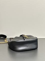YSL Saint Laurent Supple Bucket Bag in Black - 28x22x9cm - 3