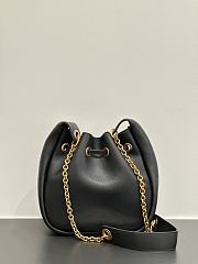 YSL Saint Laurent Supple Bucket Bag in Black - 28x22x9cm - 5