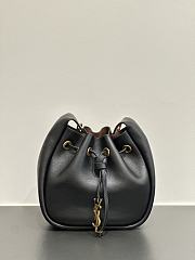 YSL Saint Laurent Supple Bucket Bag in Black - 28x22x9cm - 6