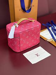 LV Nice Mini Monogram Heritage Pink - 20x13.5x12cm - 4