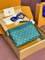 LV Pochette Voyage Souple Monogram Heritage Green M12665 - 30x21x7.5cm - 4