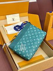 LV Pochette Voyage Souple Monogram Heritage Green M12665 - 30x21x7.5cm - 2