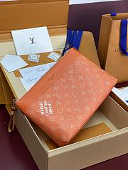LV Pochette Voyage Souple Monogram Heritage Orange - 30x21x7.5cm - 6