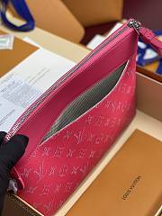LV Pochette Voyage Souple Monogram Heritage Pink - 30x21x7.5cm - 4