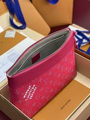 LV Pochette Voyage Souple Monogram Heritage Pink - 30x21x7.5cm - 2