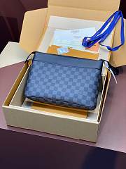 LV Pochette Voyage Souple Damier Graphite - 30x21x7.5cm - 3