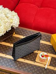 LV Pochette Voyage MM Monogram Eclipse Canvas Gray M69535 - 27x21x6cm - 3