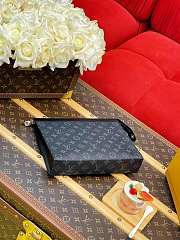 LV Pochette Voyage MM Monogram Eclipse Canvas Black - 27x21x6cm - 5