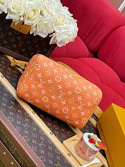 LV Speedy P9 Bandouliere 25 Autres Cuirs Monogram Summer Peach M13912 - 25x15x15cm - 2