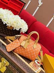 LV Speedy P9 Bandouliere 25 Autres Cuirs Monogram Summer Peach M13912 - 25x15x15cm - 3