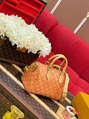 LV Speedy P9 Bandouliere 25 Autres Cuirs Monogram Summer Peach M13912 - 25x15x15cm - 4